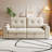 Multi-functional Light Grey Sofas, Steel Frame Convertibles For Modern Living