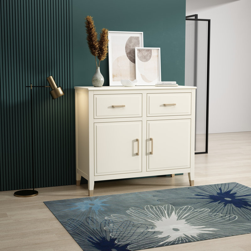 Aldena 95cm Sideboard, White