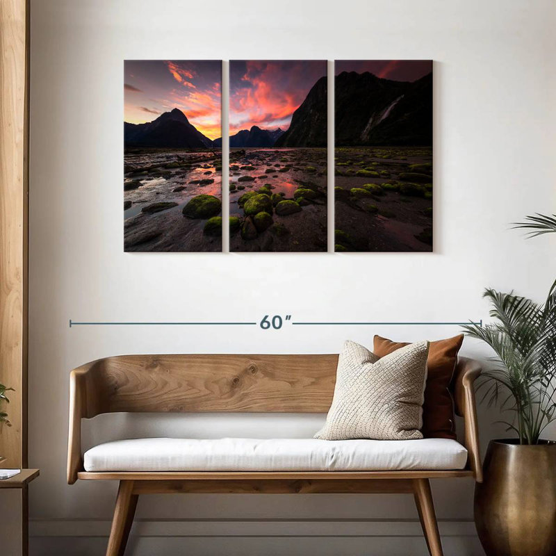 Sebbie Milford Sound At Sunrise, 28" H x 45" W