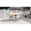 Round 6 - Pieces 4 - Person 80Cm L Outdoor Table Set-1651706026