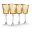 Cristine Gold Rim White Wine Glass, Set Of 4-1701617733