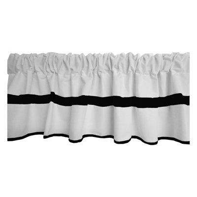 Massingill Cotton Blend Tailored Window Valance