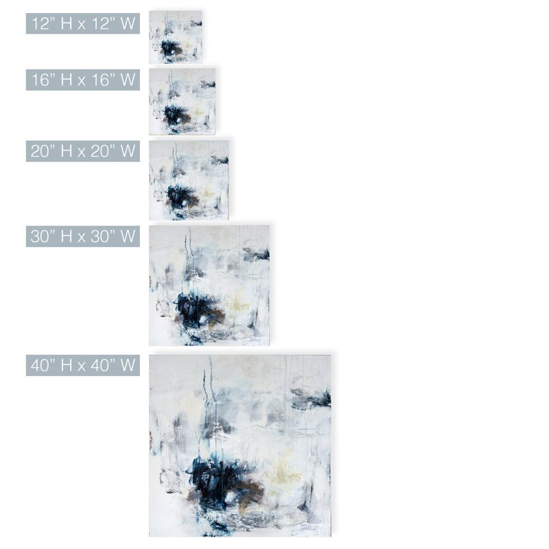 Serenity Print by Patricia Schwimmer, 30" H x 30" W x 1.5" D, Wrapped Canvas