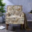 Chaise d'appoint confortable en bois