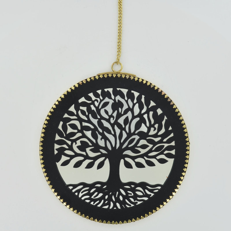 Delancey Metal Flat Mirror, Tree of Life