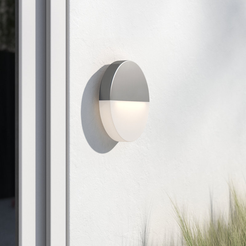 Replay 2 Light Outdoor Wall Light, Satin Aluminum