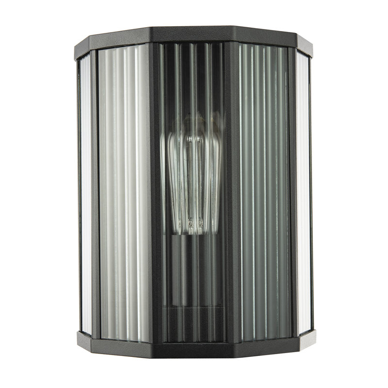 Matte 26cm H Outdoor Wall Lantern