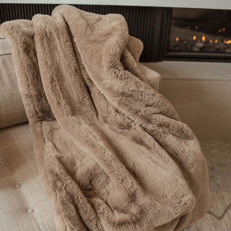 Cuddle Blanket, Walnut, 80" W x 60" L