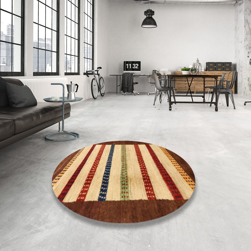 Alishea Southwestern Indoor Rug, Round 3'