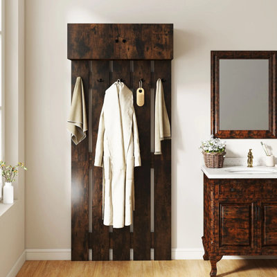 5 - Hook Wall Mounted Coat Rack