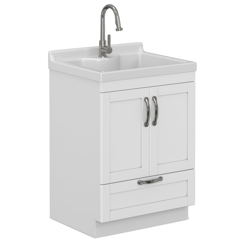 Évier et armoire à lessive tout-en-un 24 po Maile