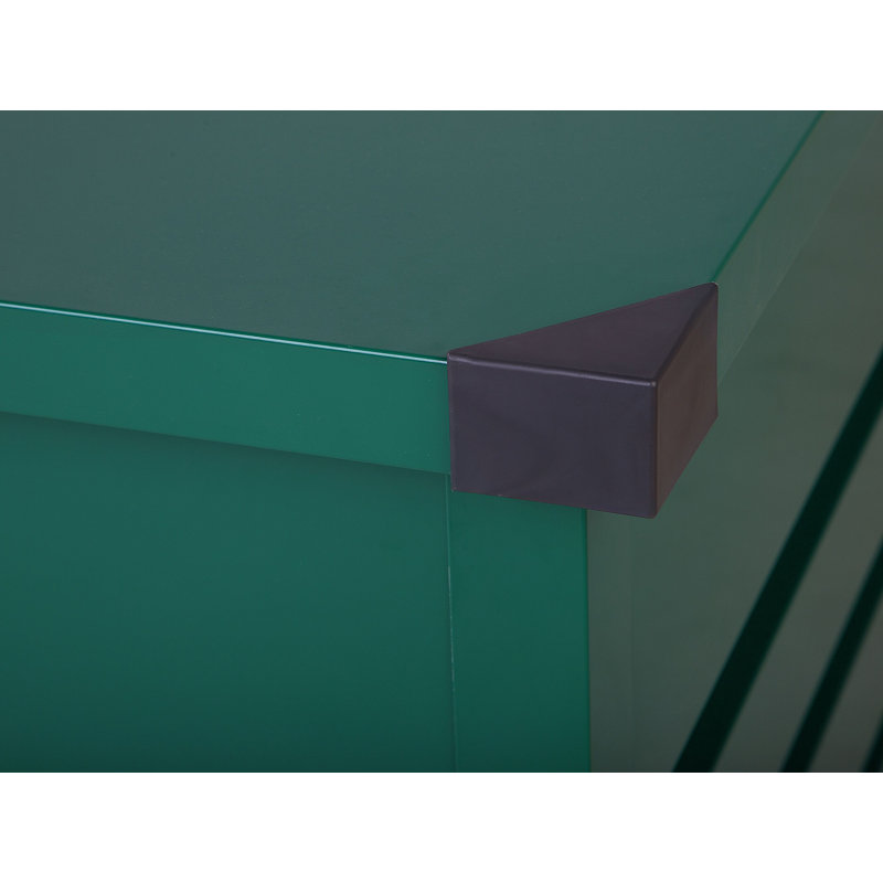 Cebrosa 600 L Metal Storage Box, Green