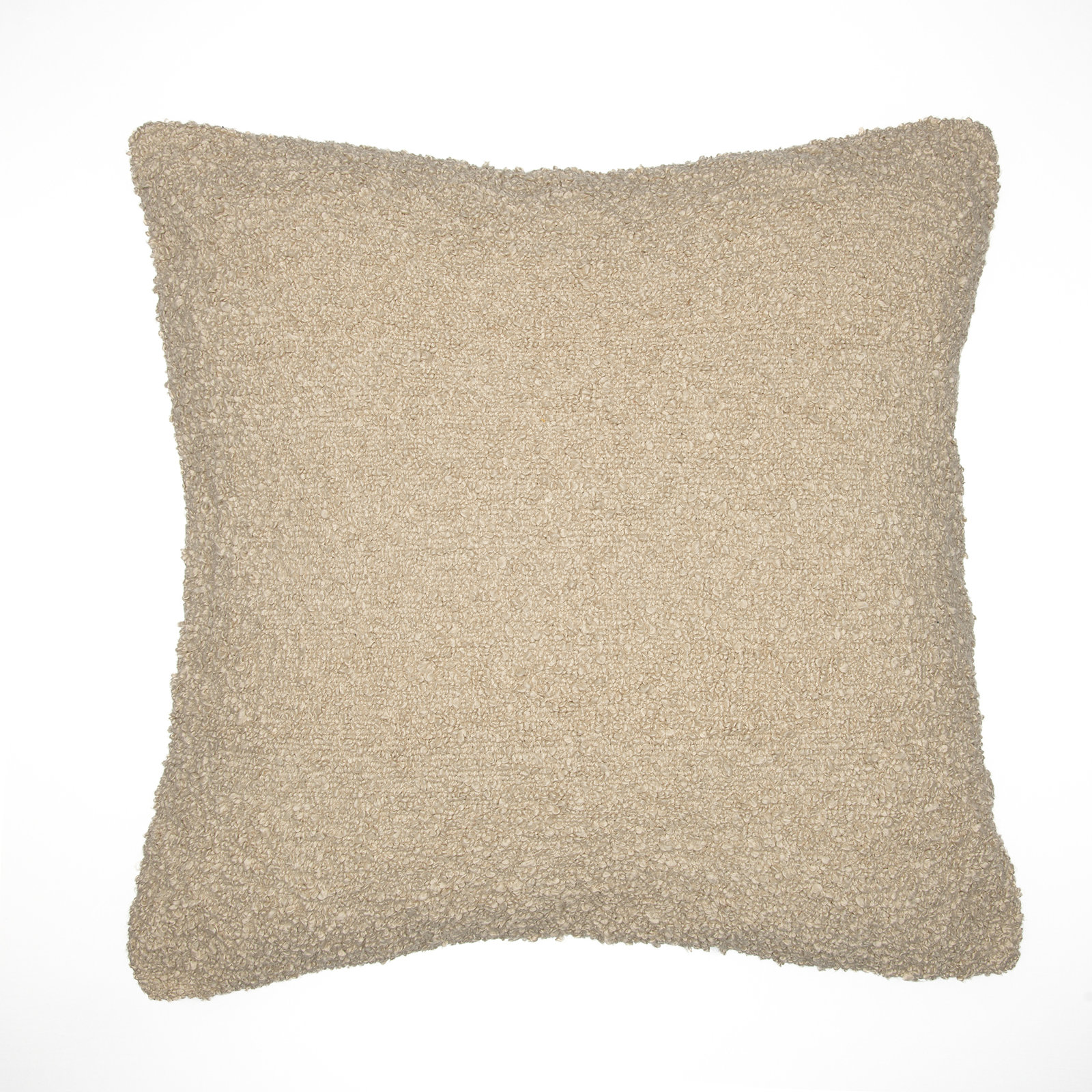 Pillow Cover, Beige, 24"H x 24"W, Polyester/Polyfill