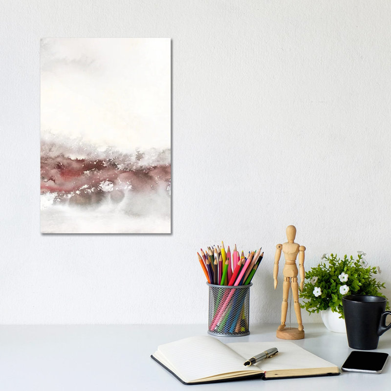 Soft Waves II by Carol Robinson - Painting on Canvas, Wrapped Canvas, 20.32 cm H x 30.48 cm W