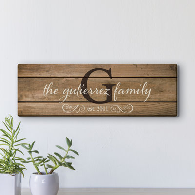 " Family Name And Initial "