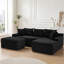 Canapé d'angle Cloud de 95 pouces avec poche de rangement et design modulaire-328482461