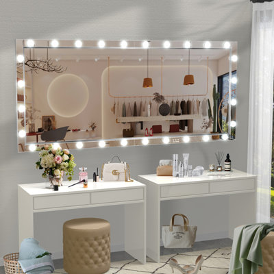 cozypony Hollywood Aluminium Rectangle Mirror | Wayfair