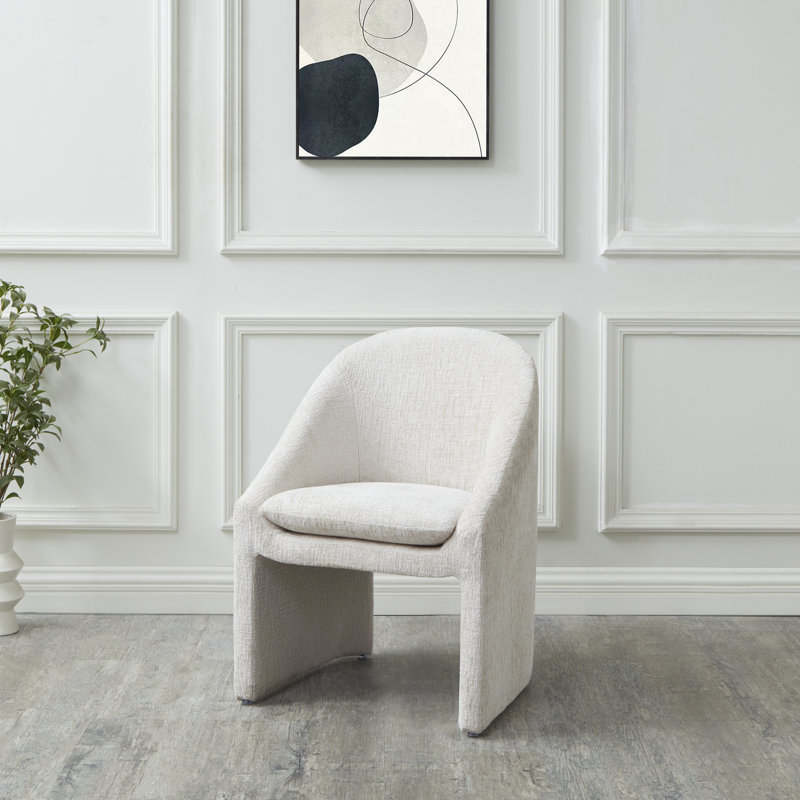 Kagan Chenille Dining Chair, Beige