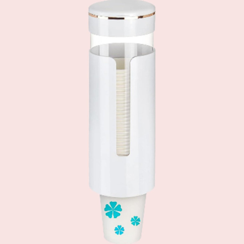 Distributeur de gobelets, porte-gobelet refroidisseur d'eau à tirer, Noir