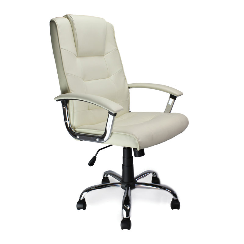 Wade Logan Righer Executive Chair, Cream