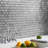 Whisper 11.61" x 11.73" Polished Mini Picket Glass Mosaic Wall Tile (0.94 Sq. Ft. / each)-84757000