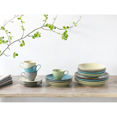20 Pcs. Dish Set Nature Collection For 4 People