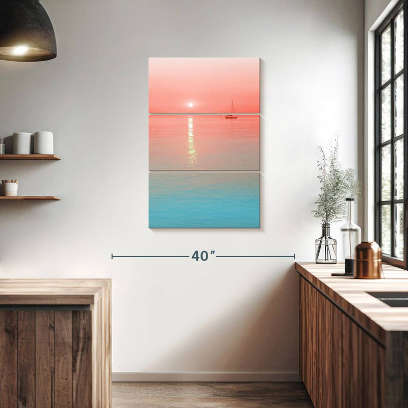 Gillard Coral Sea Sunrise, H 38 po x l 24 po