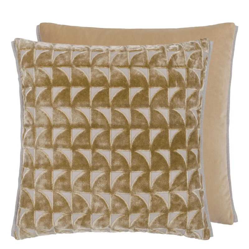 Marquise Decorative Pillow, Hemp Geometric