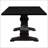Rectangular Double Pedestal Dining Table