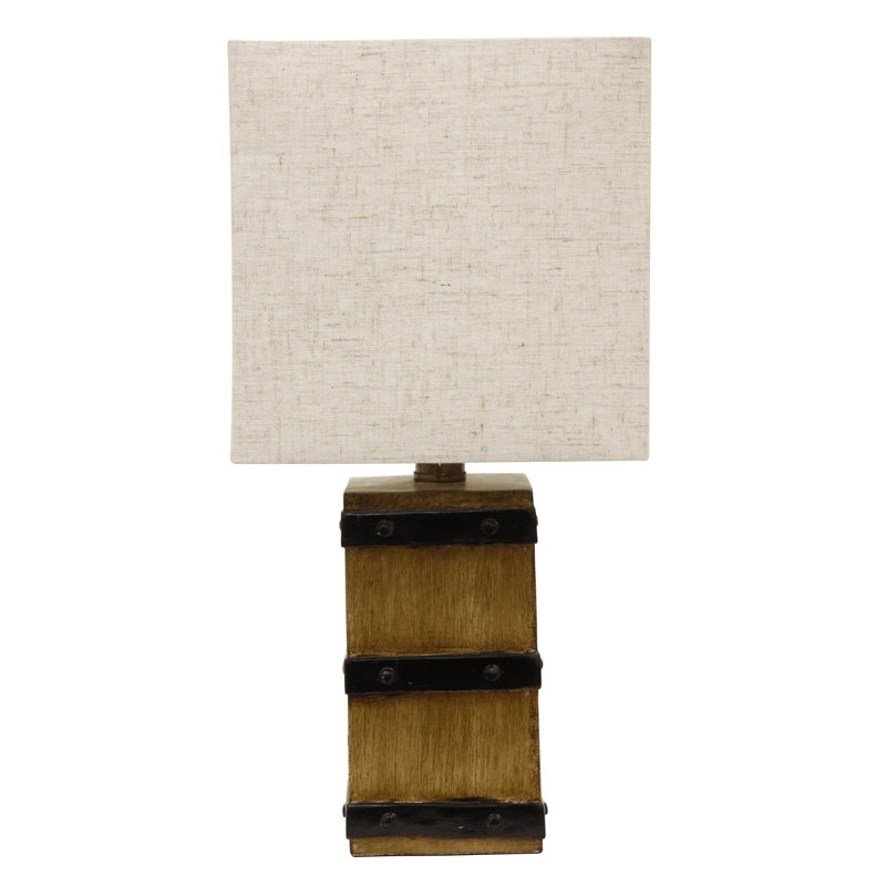 Hyeres Resin Table Lamp, Borden Wood