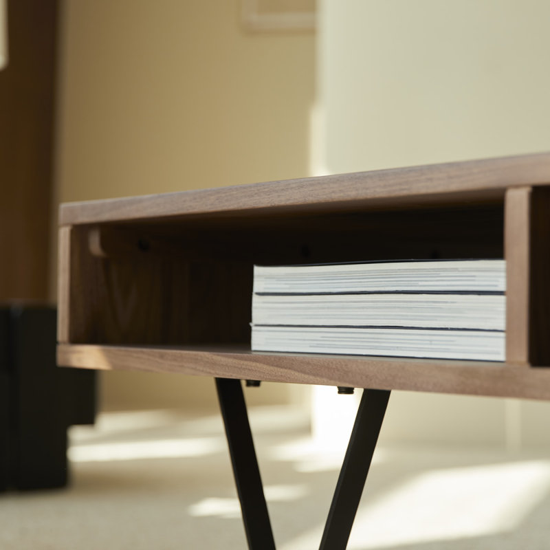 Metric Solid Wood Coffee Table
