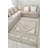 Light Blue And Coffee Themed Traditional Motif Ethnic Patterned Vintage Decorative Carpet-2007995733