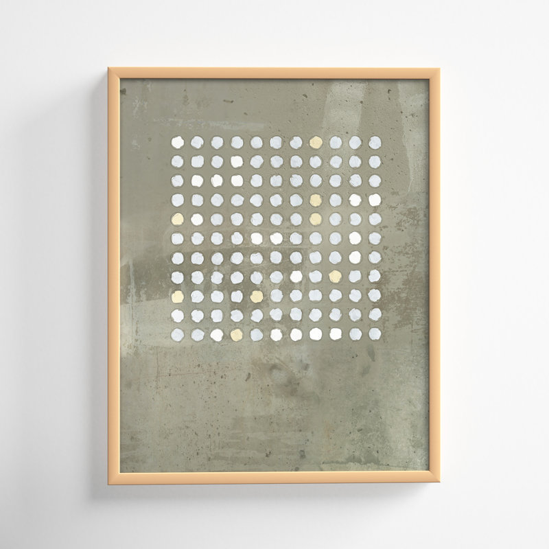 Circles In Squares 2 by Jacques Pilon, 20" H x 16" W x 1.25" D, Brown