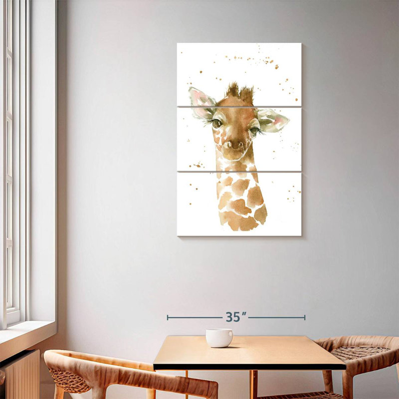 Bébé girafe Brampt, H 57 po x l 36 po