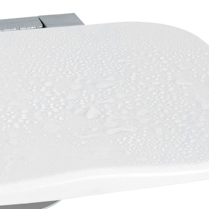 Banc de douche en plastique / acrylique l 13,6 po Abbaas