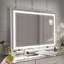 Assis Rectangle Bluetooth LED Metal Mirror