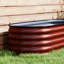 Ensemble de jardin surélevé galvanisé 8 pi x 2 pi x 1,4 pi Outsunny