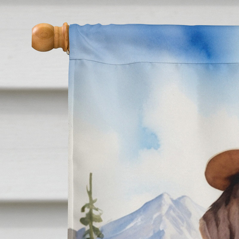 Drapeau Cowboy Welcome House, Braque allemand à poil dur