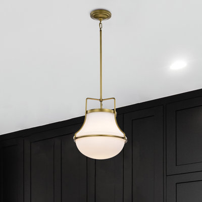 Bashaw 1 - Light Schoolhouse Pendant