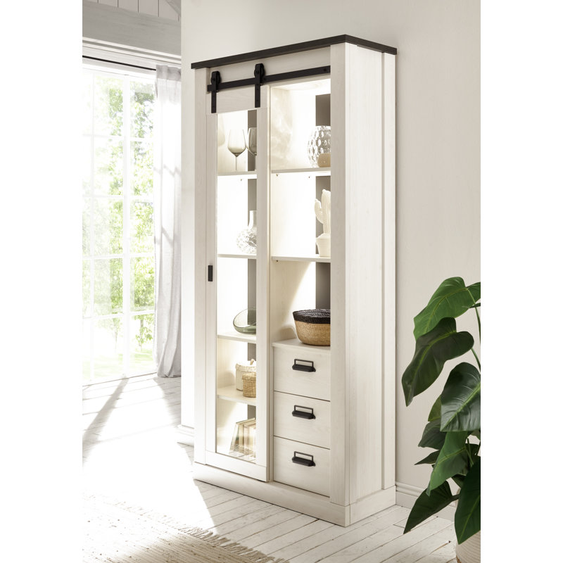 Jackeline 294cm Sideboard, White/Anthracite
