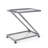 BAR CART, Iron Base & Tempered Glass