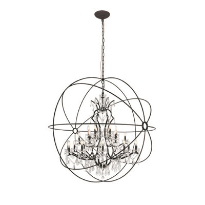 Mendelson 25 - Light Dimmable Globe Chandelier