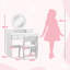 Dressing Table with Mirror