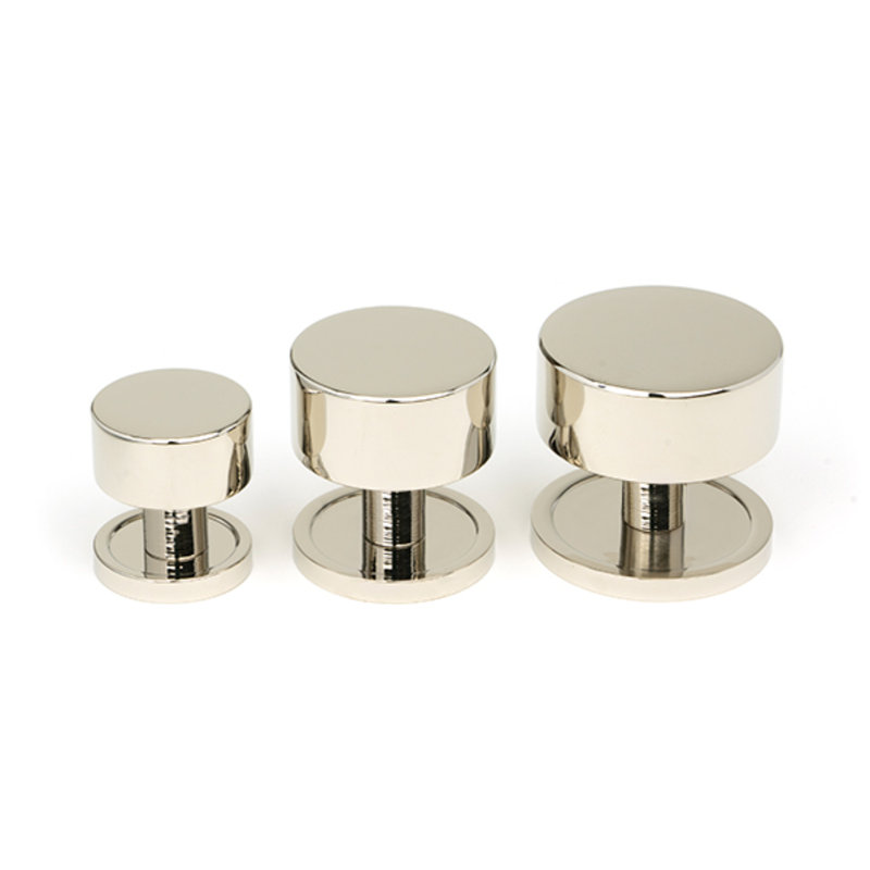 Round Knob, 3 cm, Polished Nickel