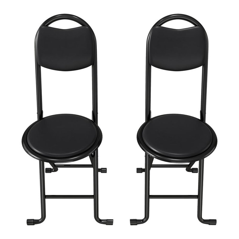 Tabouret pliant avec dossier