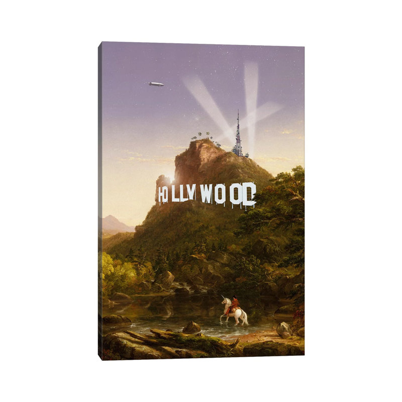 Hollywood by Jonas Loose - Wrapped Canvas Print, 66.04 cm H x 45.72 cm W x 1.91 cm D