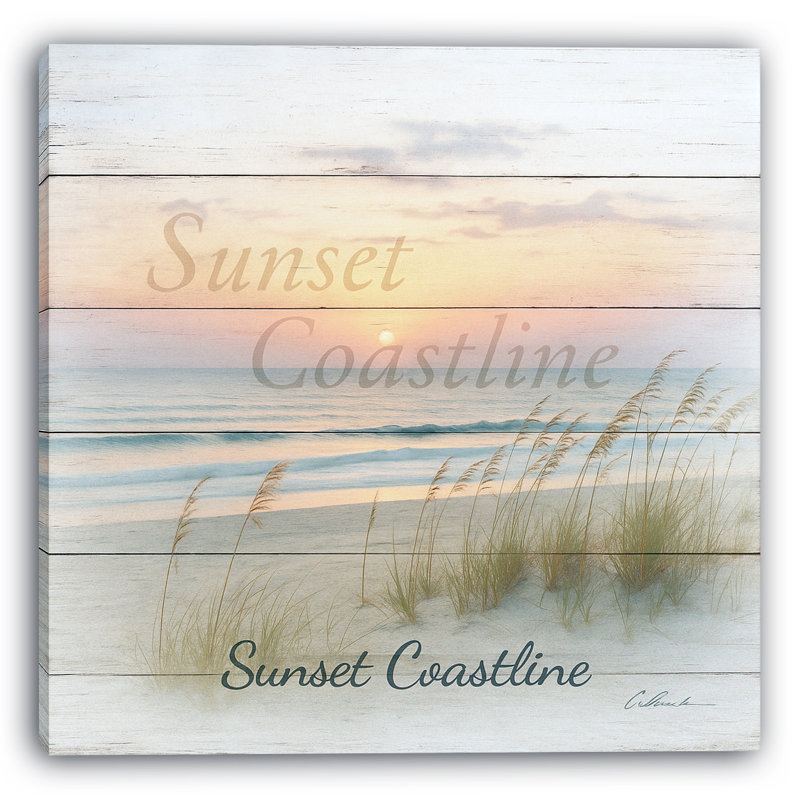 Coucher de soleil sur la côte