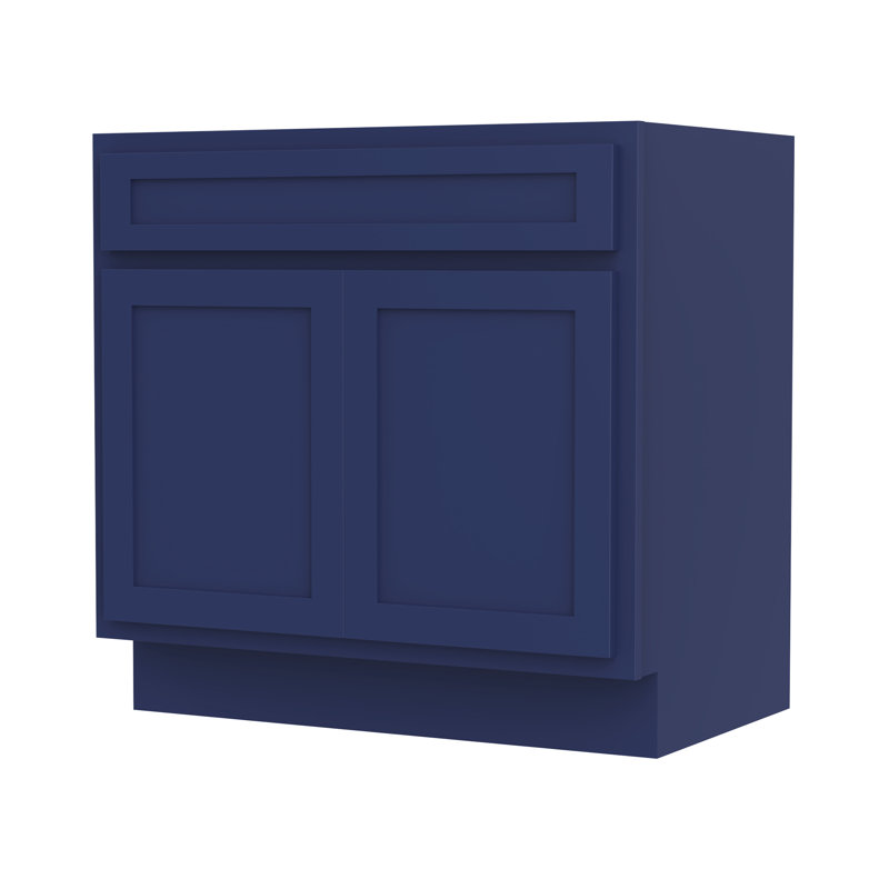 39'' Single Bathroom Vanity Base Only, Blue