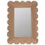 Brooke Scalloped Rattan Mirror