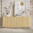 Ebern Designs 64" Vertical-Striped 4-Door Sideboard-1180795829